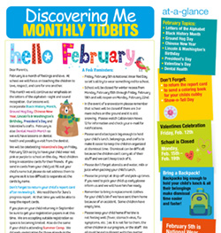 Discovering Me Nursery School February 2021 Newsletter