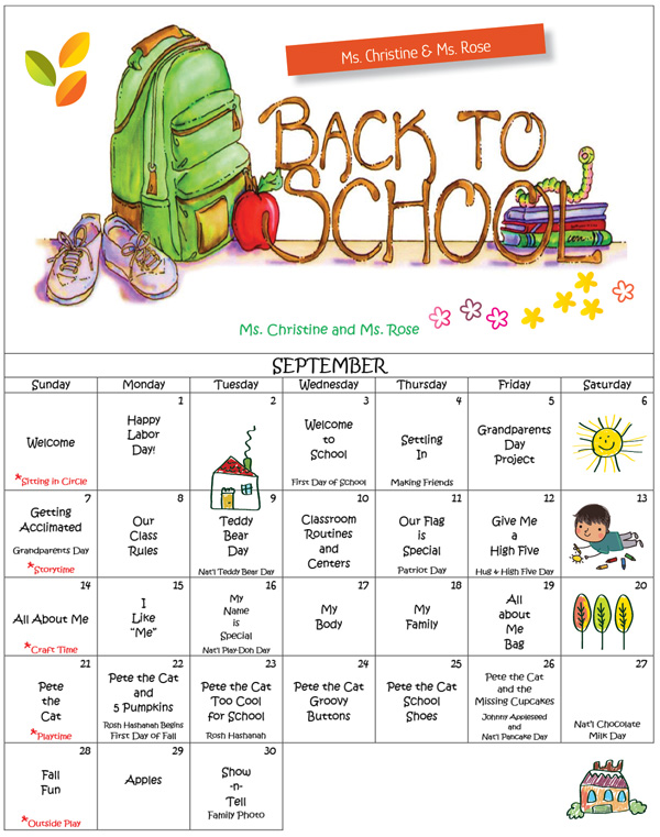 Discovering Me Nursery School_2025-September-Calendar